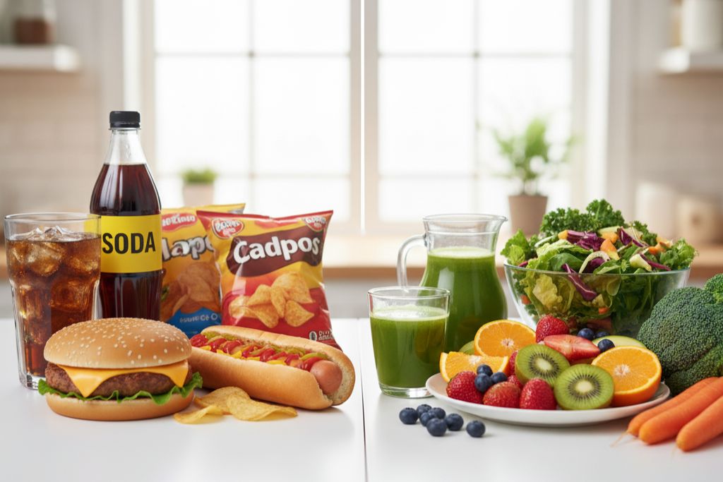 AFE GYM Blog Alimentos Ultraprocesados vs Alimentos Saludables Caratula
