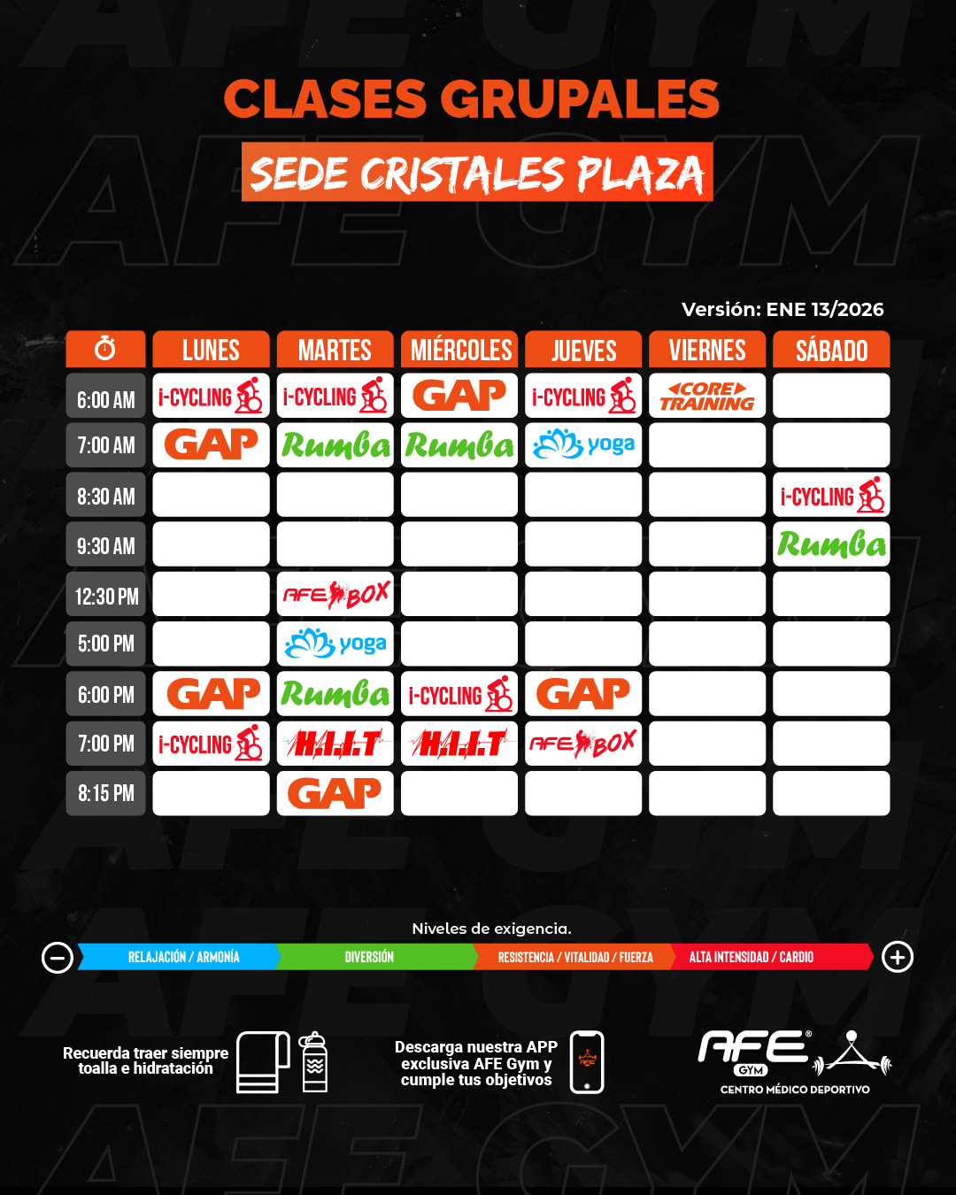 AFE GYM Cristales PLAZA 2026 ver ene13 PAG WEB