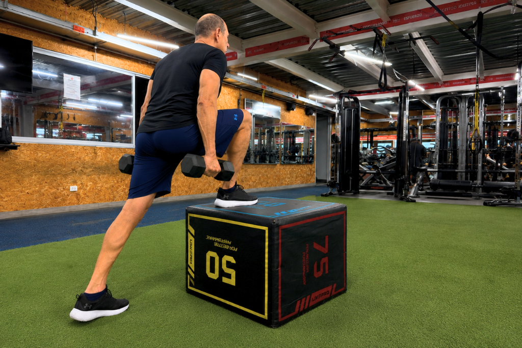AFE GYM entrenamiento fuerza mayores 50
